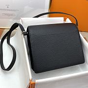 Hermes Roulis Silver-tone Metal Black 19cm - 6