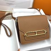 Hermes Roulis Gold-tone Metal Brown 19cm - 1