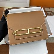 Hermes Roulis Gold-tone Metal Brown 19cm - 5