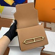 Hermes Roulis Gold-tone Metal Brown 19cm - 3