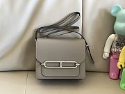 Hermes Roulis Silver-tone Metal Grey 19cm - 1