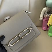 Hermes Roulis Silver-tone Metal Grey 19cm - 3