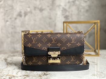 Louis Vuitton Marceau Monogram Canvas Black M46126 24.5x15x6.5cm