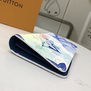 Louis Vuitton Brazza Wallet Multi Watercolor M80457 10x19x2cm - 4