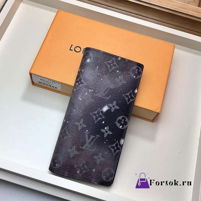Louis Vuitton Brazza Wallet Pochette Voyage Galaxy M63871 10x19x2cm - 1