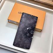 Louis Vuitton Brazza Wallet Pochette Voyage Galaxy M63871 10x19x2cm - 1