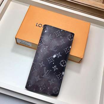 Louis Vuitton Brazza Wallet Pochette Voyage Galaxy M63871 10x19x2cm