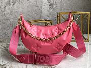 Louis Vuitton Over The Moon Bubblegram Leather, Dragon Fruit Pink / M