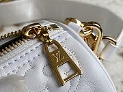 Louis Vuitton Papillon BB Handbag Bubblegram White M59827 20x10x10cm - 6