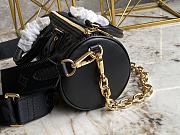 Louis Vuitton Papillon BB Handbag Bubblegram Black M59800 20x10x10cm - 6