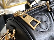 Louis Vuitton Papillon BB Handbag Bubblegram Black M59800 20x10x10cm - 2