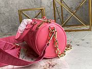 Louis Vuitton Papillon BB Handbag Bubblegram Dreagon Fruit Pink M59826 20x10x10cm - 6