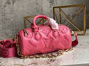 Louis Vuitton Papillon BB Handbag Bubblegram Dreagon Fruit Pink M59826 20x10x10cm - 4