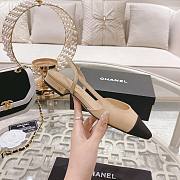 Chanel Slingbacks Beige/Black G31319 20mm - 5