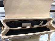 Ysl Mini Loulou In Matelasse Leather Gold-tone Metal Beige 678401 20x14x7cm - 6