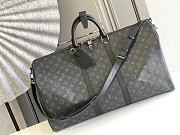 Louis Vuitton KEEPALL BANDOULIÈRE 55 Noir M40605 - 1