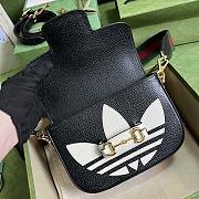 Gucci Mini Horsebit 1955 Bag Black 658574 20x14x5cm - 3