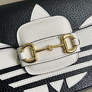 Gucci Mini Horsebit 1955 Bag Black 658574 20x14x5cm - 2