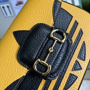 Gucci Mini Horsebit 1955 Bag Yellow 658574 20x14x5cm - 3