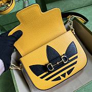 Gucci Mini Horsebit 1955 Bag Yellow 658574 20x14x5cm - 2