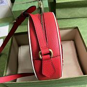 Gucci Round Shoulder Bag Red 702626 22x22x7cm - 2