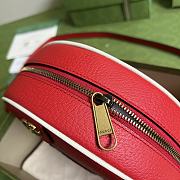 Gucci Round Shoulder Bag Red 702626 22x22x7cm - 3