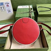 Gucci Round Shoulder Bag Red 702626 22x22x7cm - 6