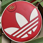 Gucci Round Shoulder Bag Red 702626 22x22x7cm - 5