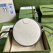 Gucci Round Shoulder Bag White 702626 22x22x7cm - 3