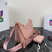 Prada Re-Edition 2005 Saffiano Leather Bag Powder Pink 1BH204 18x22x6cm - 5