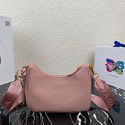 Prada Re-Edition 2005 Saffiano Leather Bag Powder Pink 1BH204 18x22x6cm - 3