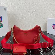 Prada Re-Edition 2005 Saffiano Leather Bag Red 1BH204 18x22x6cm - 1