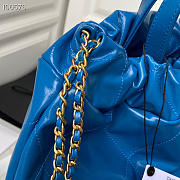 Chanel 22 Backpack Leather Blue AS3133 51x40x9cm - 2