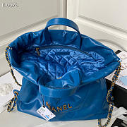 Chanel 22 Backpack Leather Blue AS3133 51x40x9cm - 4