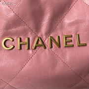 Chanel 22 Backpack Leather Pink AS3133 51x40x9cm - 3