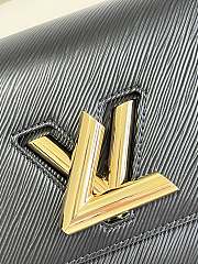 Louis Vuitton Twist MM Epi Leather Black/Fuchisa M59885 19x15x9cm - 6