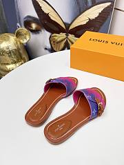 Louis Vuitton Lock It Flat Mule Fuchisa 1AA0Z1 - 3