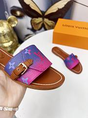 Louis Vuitton Lock It Flat Mule Fuchisa 1AA0Z1 - 5