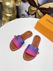 Louis Vuitton Lock It Flat Mule Fuchisa 1AA0Z1 - 6