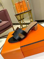 Hermes Oasis Sandal Black  - 3