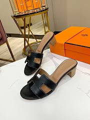 Hermes Oasis Sandal Black  - 4