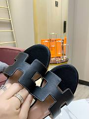 Hermes Oasis Sandal Black  - 5