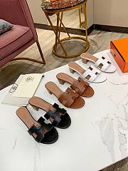 Hermes Oasis Sandal Black  - 6