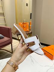 Hermes Oasis Sandal White - 3