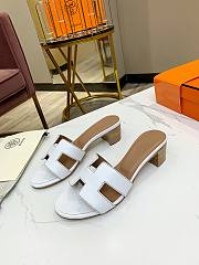 Hermes Oasis Sandal White - 5