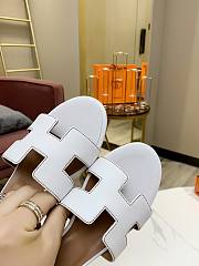 Hermes Oasis Sandal White - 6