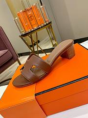 Hermes Oasis Sandal Brown - 2