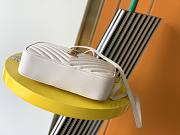 Ysl Lou Camera Bag in Quilted Leather White 612544 23x16x6cm - 5