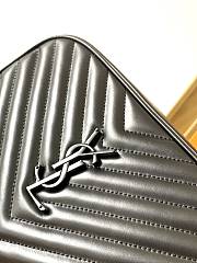 Ysl Lou Camera Bag in Quilted Leather Black-tone Metal Black 612544 23x16x6cm - 6