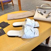 Bottega Veneta Lido Flat Sandals White 608853 - 6